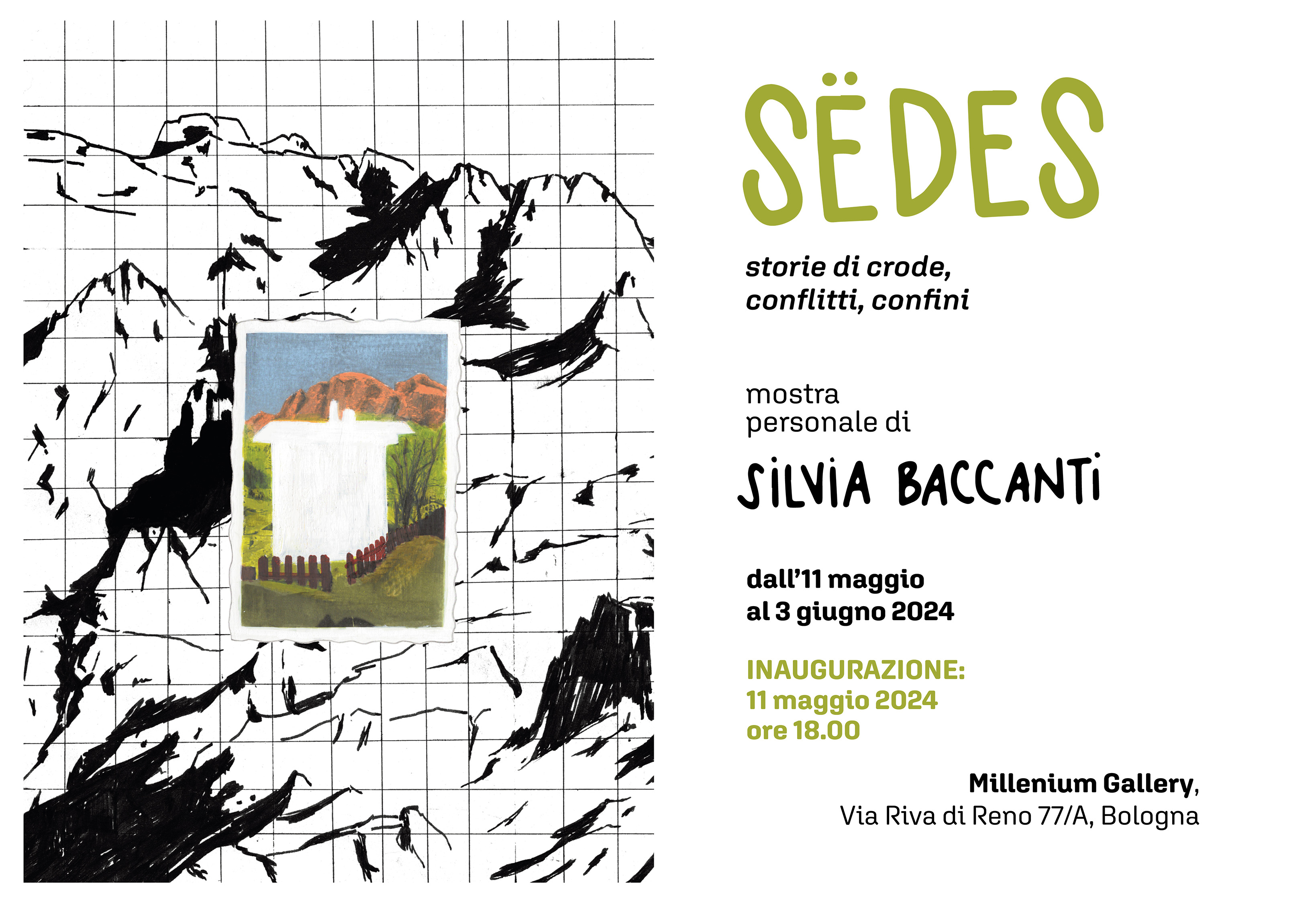 “SËDES. crode, conflitti e confini” the exhibition by Silvia Baccanti opens on Saturday, May 11th, 2024